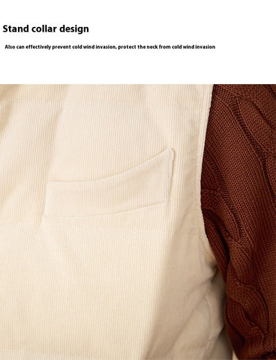 Chaqueta Suelta Gruesa para Hombre - Image 14