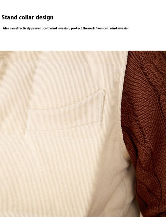 Chaqueta Suelta Gruesa para Hombre - Image 14