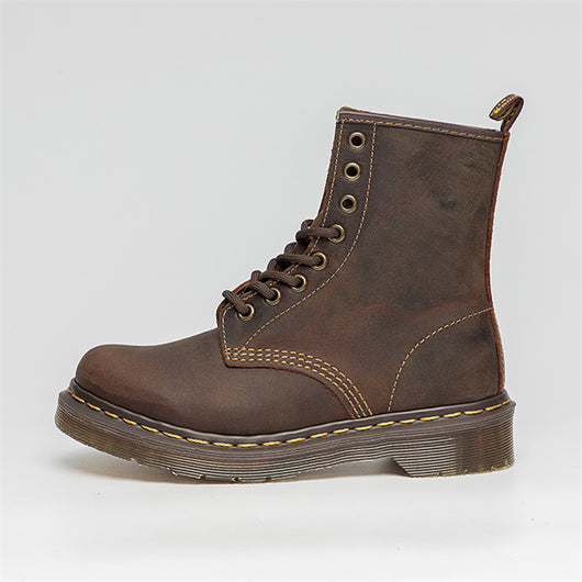 Botas Vintage de Cuero Crazy Horse para Mujer con Costura Goodyear - Image 14