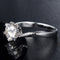 Anel de Noivado Moissan Diamond Snowflake Anel Moissanite 5