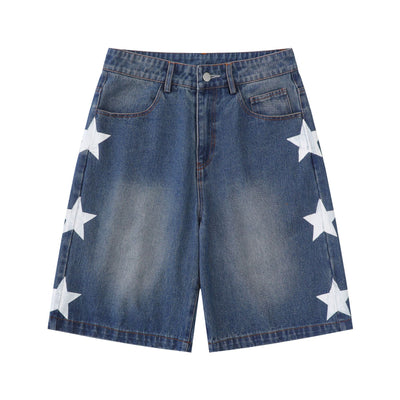 Jeans Vintage para Hombre con Parches de Estrella - Image 7