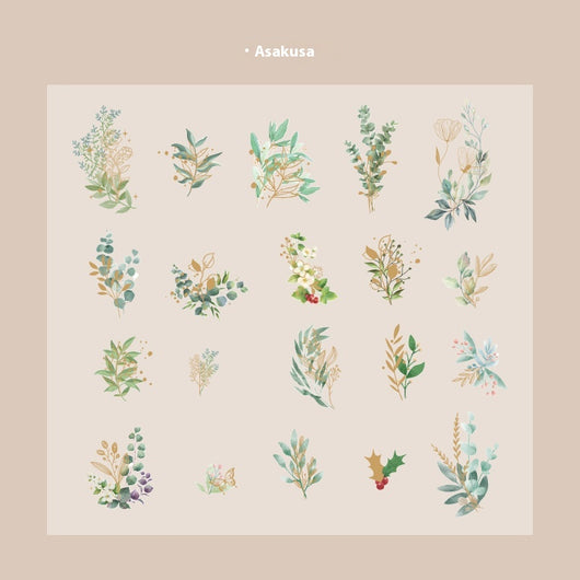 Cuaderno de Flores y Plantas - Material Decorativo 40 Piezas - Image 9