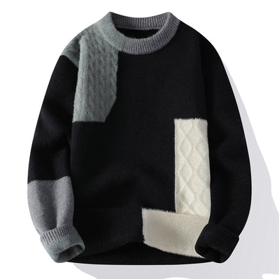 Suéter Casual Pesado Cuello Redondo para Hombre - Image 4