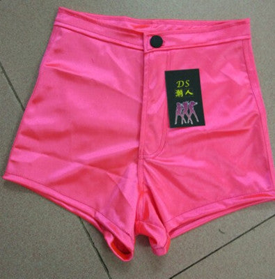 Shorts Retro de Cintura Alta con Bolsa Lateral para Cantantes - Image 6