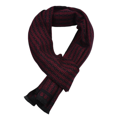 Bufanda Tejida Gruesa Cálida Reversible para Hombre Estilo Coreano - Image 13