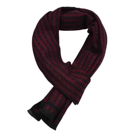Bufanda Tejida Gruesa Cálida Reversible para Hombre Estilo Coreano - Image 13