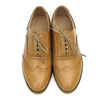 Zapatos Planos de Cuero Estilo Británico con Punta Afilada para Mujer - Image 10