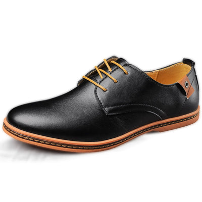 Zapatos de Cuero para Hombre Estilo Casual Business con Cordones - Image 4