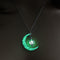 Pequeño Pumpkin Glow Necklace Accessories Yellow Verde