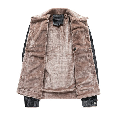 Chaqueta Fleece Plus para Hombre - Estilo Casual Deportivo - Image 3