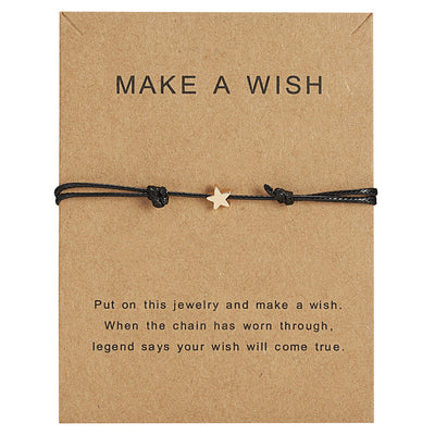 Pulsera Ajustable con Estrella de Cinco Puntas Tejida - Image 22