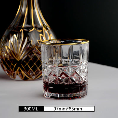 Juego de 2 Copas de Whiskey en Cristal Dorado - Image 22