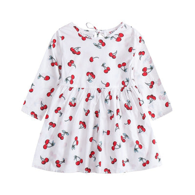 Vestido Infantil Estilo Coreano con Flores y Detalles de Princesa - Image 8