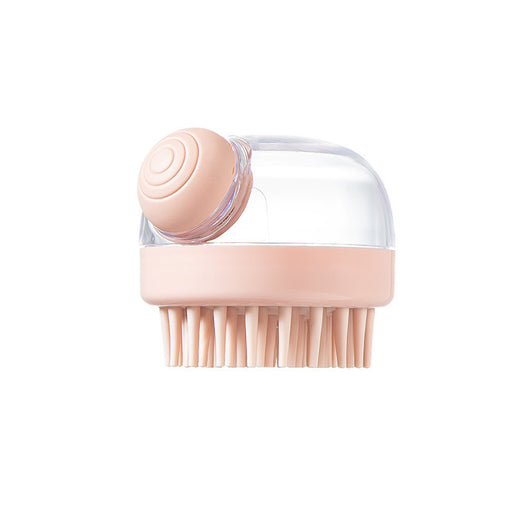 Cepillo para Perros de Silicona Suave con Dispensador de Jabón - Rosa - Image 7