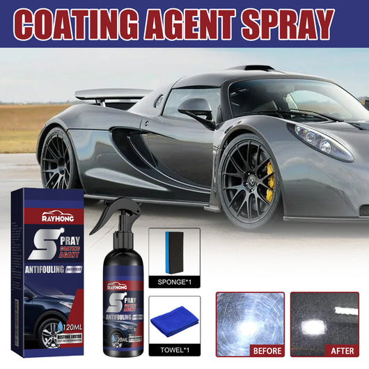 Spray Nano Recubrimiento Descontaminante, Oscurecedor y Brillante para Pintura Automotriz