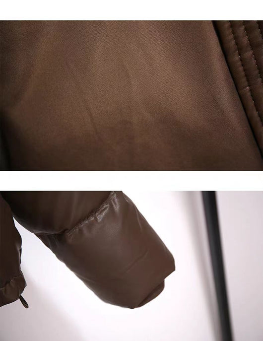 Abrigo Acolchado Suelto de Algodón Cálido sin Lavado para Mujer - Image 11