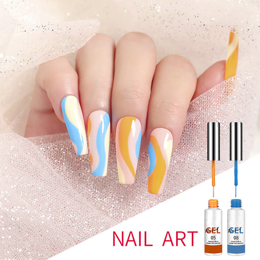 Kit de 12 Colores de Gel Fotopolimerizable 3D con Efecto Spray para Diseño de Uñas - Image 5