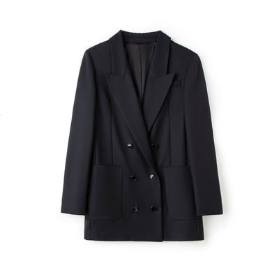 Blazer de Lana para Mujer - Diseño Minimalista y Elegante - Image 10