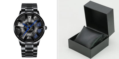 Reloj de Cuarzo Impermeable con Ruedas de Acero Inoxidable para Hombre - Image 20