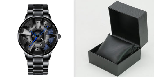 Reloj de Cuarzo Impermeable con Ruedas de Acero Inoxidable para Hombre - Image 20