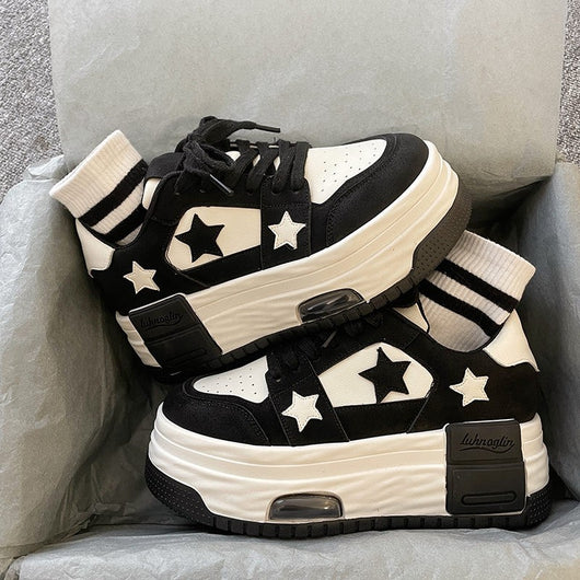 Zapatillas Deportivas Estilo Hong Kong con Suela Reforzada y Alzada Interna - Image 3