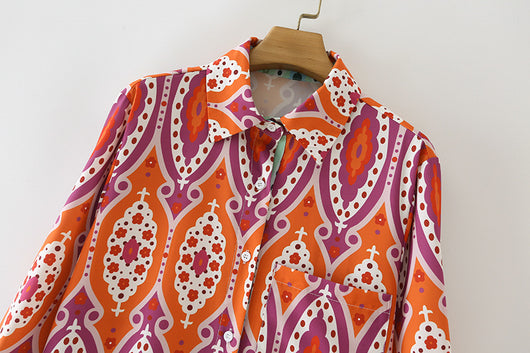 Vestido Camisero Largo para Mujer con Bolsillos - Image 8