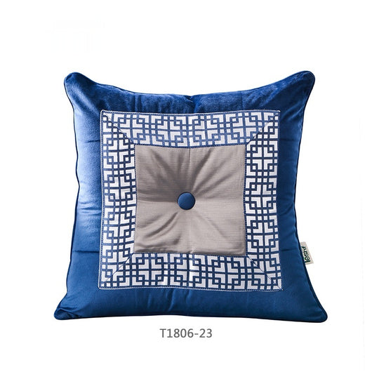 Funda de Almohada Pintura China Azul - Arte Tradicional - Image 9