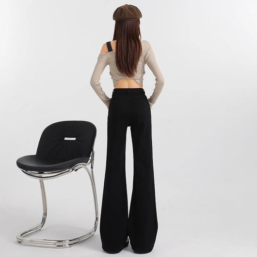Pantalón Flare Elástico Slim Fit - Comodidad y Estilo - Image 3