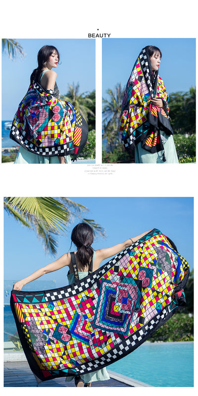Bufanda Étnica Larga Estilo Coreano para Verano y Otoño - Image 41
