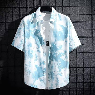 Camisa Estampada Transpirable Ice Silk para Hombre - Colección Premium Verano - Image 18