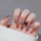Uñas Postizas Diseño Tulipán Pintadas a Mano