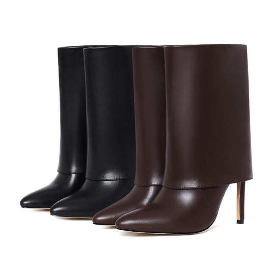 Botas de Cuero Genuino con Diseño Minimalista para Mujer - Image 6