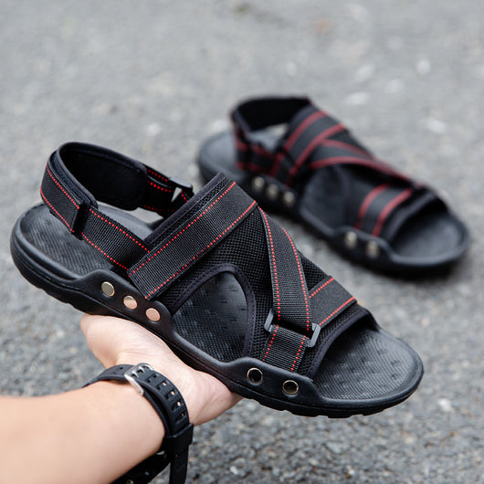 Sandalias Romanas Casuales para Hombre con Velcro - Image 8