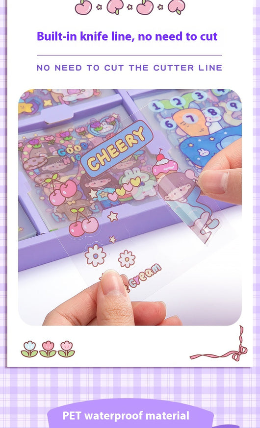 200 Stickers Impermeables para Tienda de Campaña con Diseño Cartoon - Image 10