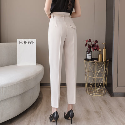 Pantalones Cropped Sueltos de Cintura Alta para Mujer - Image 3