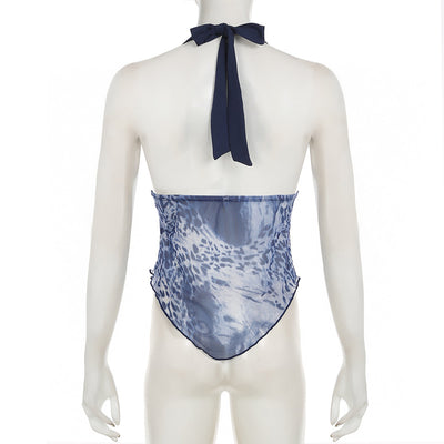 Top Halter Escotado sin Espalda Slim Fit para Mujer - Image 16
