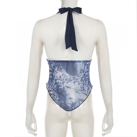 Top Halter Escotado sin Espalda Slim Fit para Mujer - Image 16