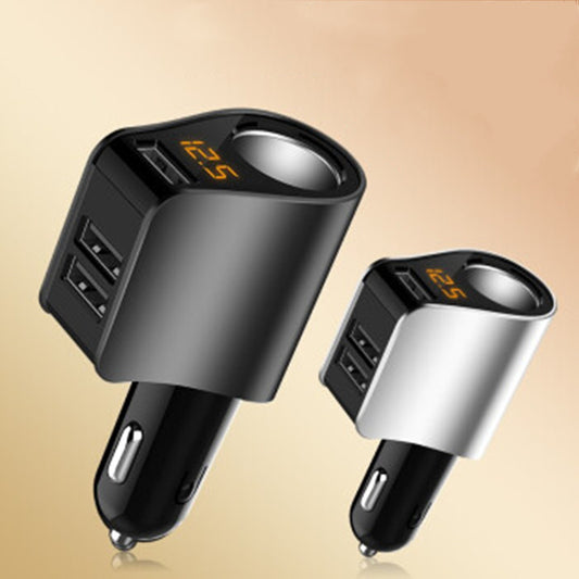 Adaptador Cargador Rápido USB para Auto - Encendedor 3 en 1