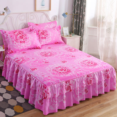 Juego de Cama Coreano Acolchado de Tres Piezas - Image 19