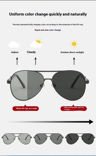 Gafas de Sol Fotosensibles con Lentes Polarizadas para Hombre - Image 17