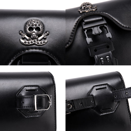 Bolsa Lateral Retro Punk para Motocicleta - Image 28