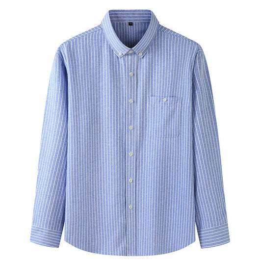 Camisa Casual Holgada de Algodón para Hombre Talla Grande - Image 6