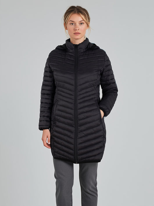 Chaqueta Acolchada de Algodón para Invierno - Colores Sólidos - Image 14