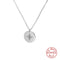 Pingente Moeda Pequeno Diamante Prata 02