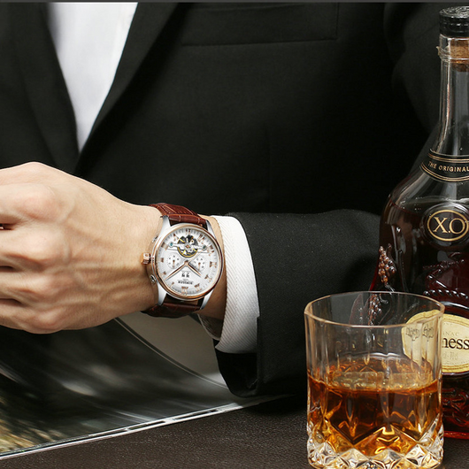 Reloj Mecánico Automático KINYUED Hueco Tourbillon Lujo para Hombre - Image 12