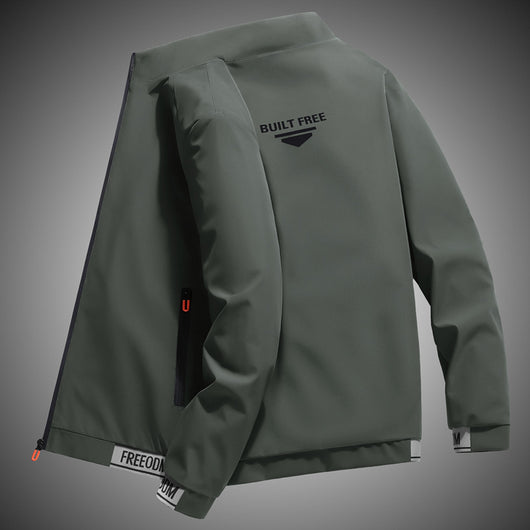 Chaqueta Deportiva Casual para Hombre Cuello Alto Otoño - Image 5
