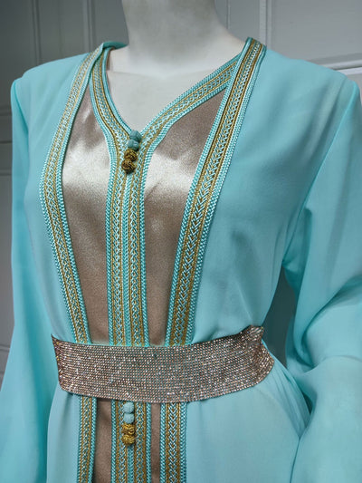 Vestido Chifón Modesto para Mujer - Ropa Musulmana Elegante - Image 15