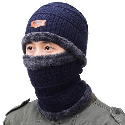 Conjunto Gorro y Bufanda Térmica para Hombre - Protección Invierno Fleece Acolchado - Image 4