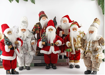 Decoraciones Navideñas de Tela - Santa Claus para el Hogar - Image 2