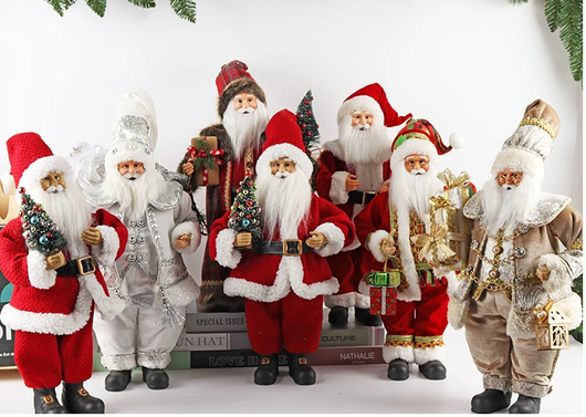 Decoraciones Navideñas de Tela - Santa Claus para el Hogar - Image 2